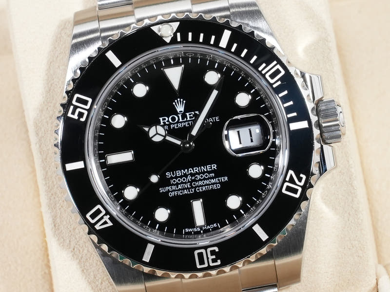 ロレックス サブマリーナー デイト Ref.116610LN SS ブラック文字盤 美中古 uguksqec