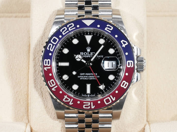 ロレックス GMTマスターII Ref.126710BLRO ステンレススチール ブラック文字盤 ジュビリーブレスレット