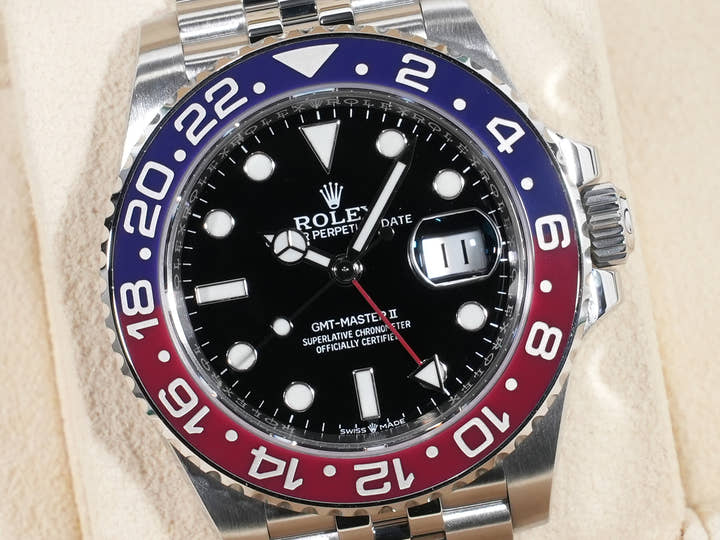 ロレックス GMTマスターII Ref.126710BLRO ステンレススチール ブラック文字盤 ジュビリーブレスレット