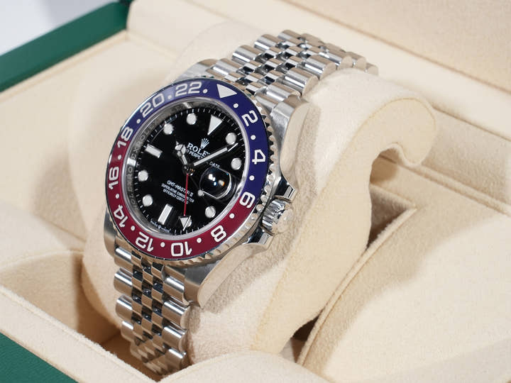 ロレックス GMTマスターII Ref.126710BLRO ステンレススチール ブラック文字盤 ジュビリーブレスレット