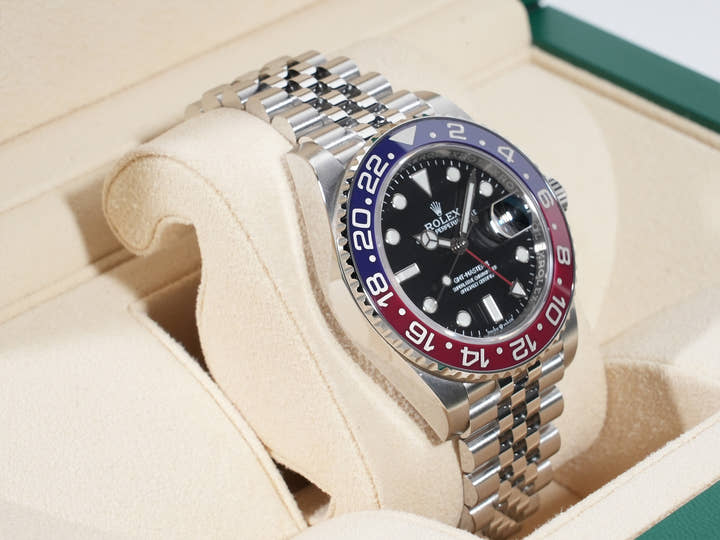 ロレックス GMTマスターII Ref.126710BLRO ステンレススチール ブラック文字盤 ジュビリーブレスレット