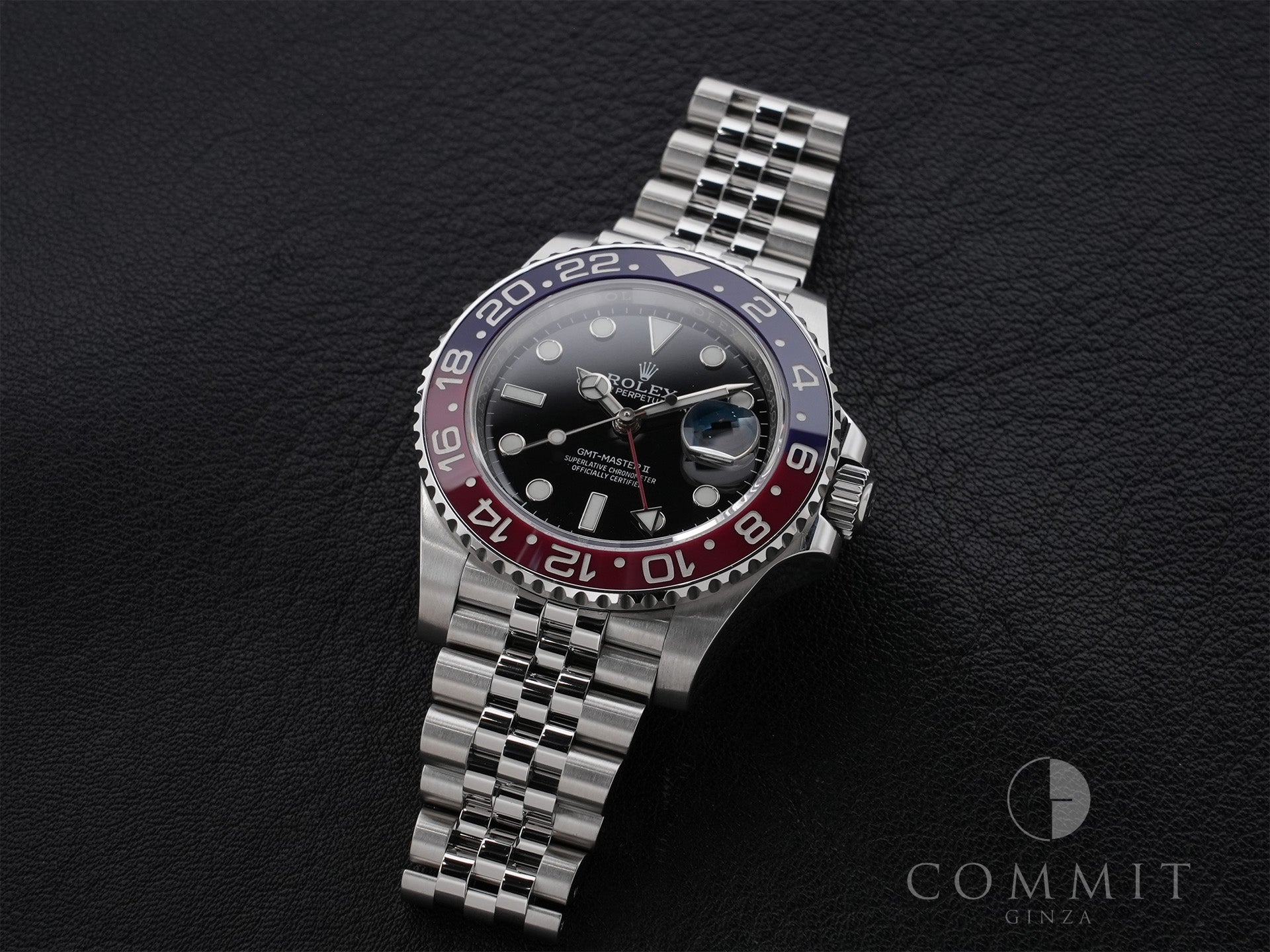 ロレックス GMTマスターII Ref.126710BLRO SS ブラック文字盤 ジュビリーブレスレット 美中古 ivnsnwmr