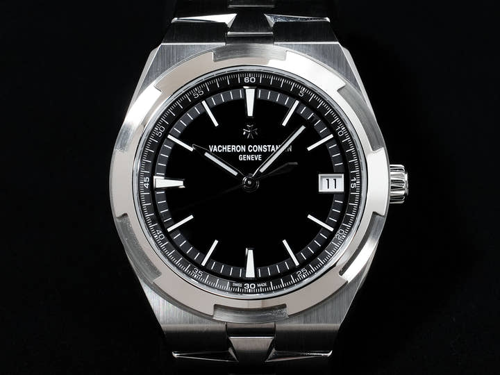 ヴァシュロンコンスタンタン オーヴァーシーズ オートマティック Ref.4520V/210A-B483 SS ブラック文字盤 中古 49edp75w