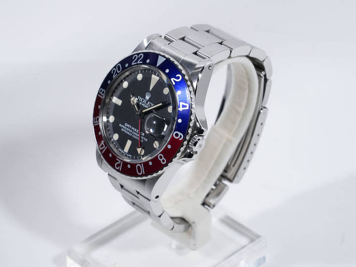 ロレックス GMTマスター Ref.1675 ステンレススチール ブラック文字盤 オイスターブレスレット