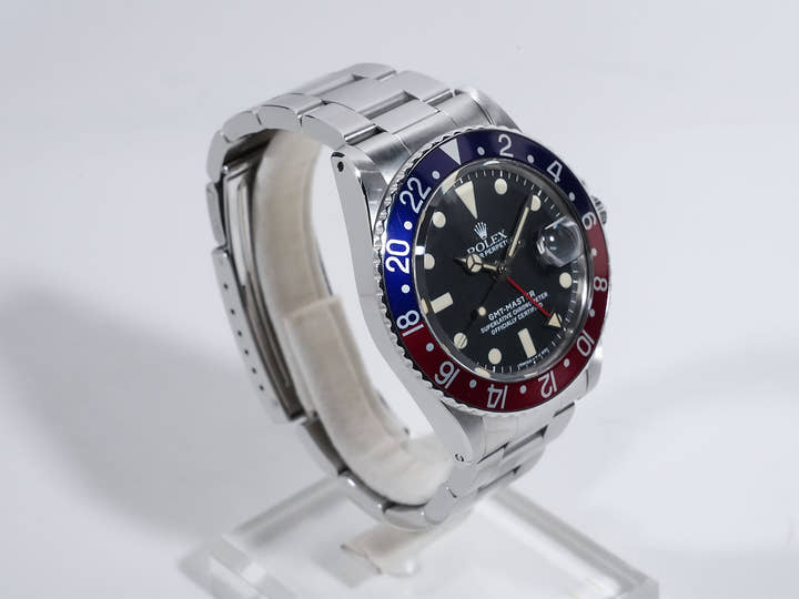 ロレックス GMTマスター Ref.1675 ステンレススチール ブラック文字盤 オイスターブレスレット