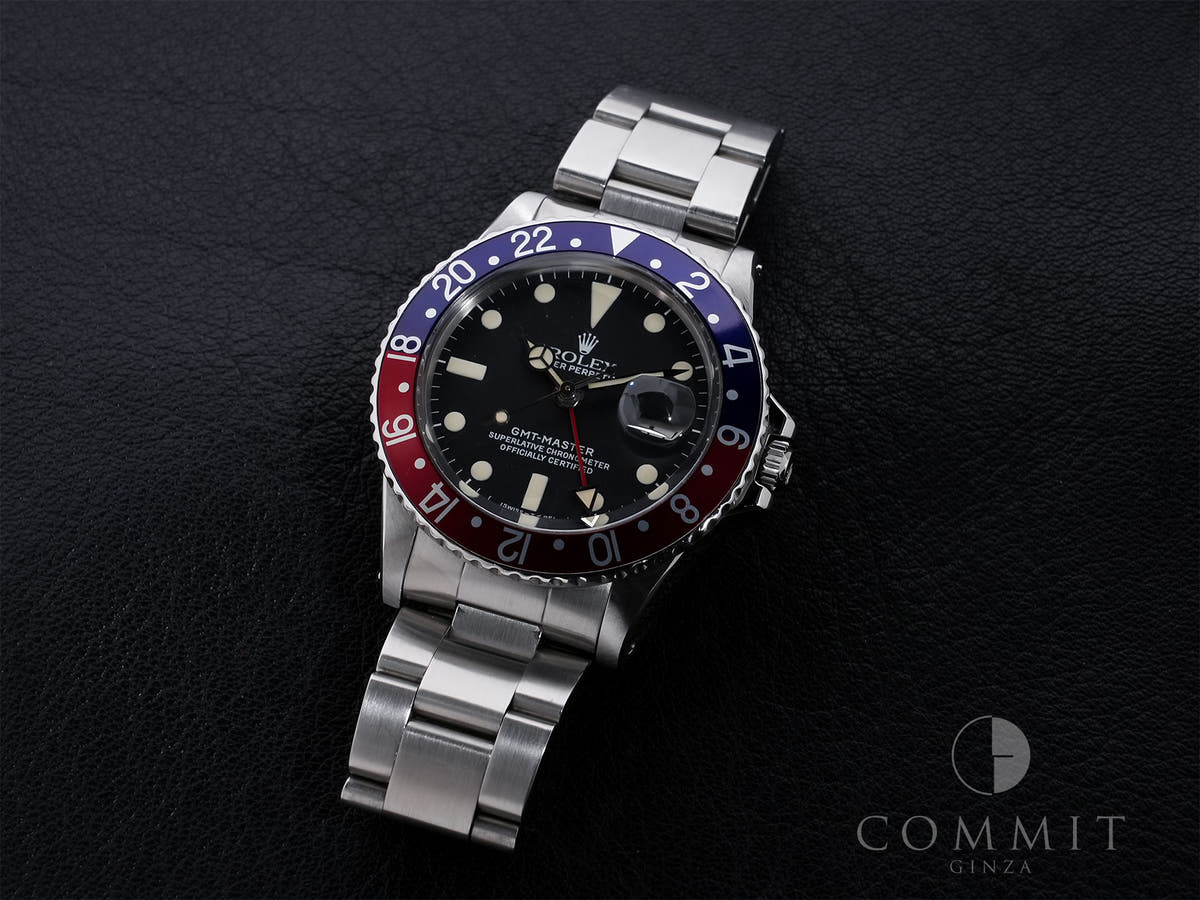 ロレックス GMTマスター Ref.1675 SS ブラック文字盤 中古 td54na6g