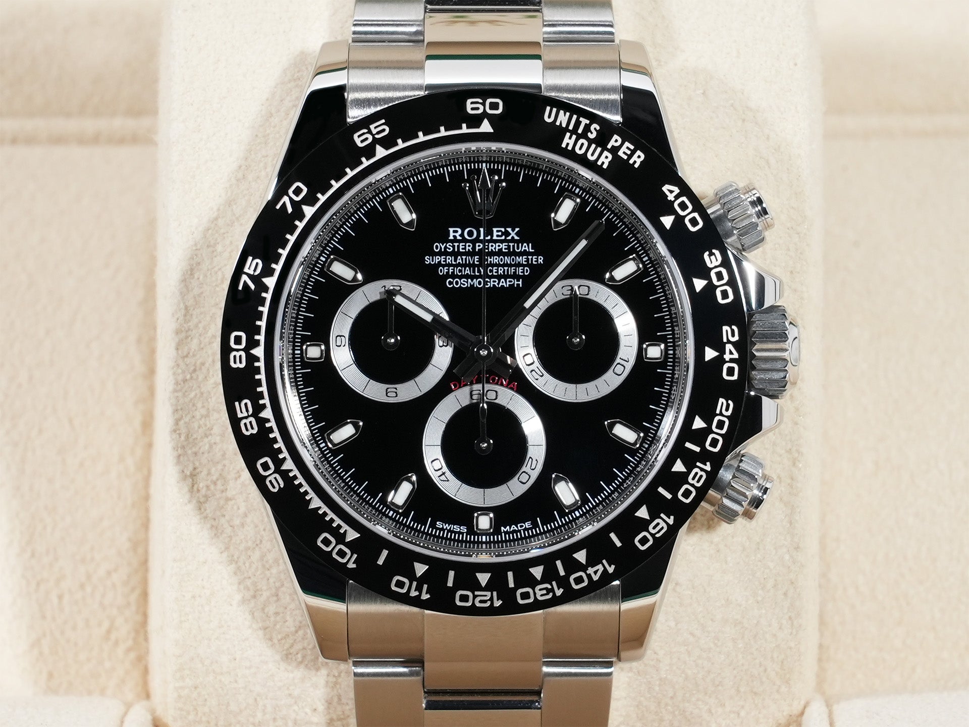 ロレックス デイトナ Ref.116500LN SS ブラック文字盤 未使用 zzy63f37