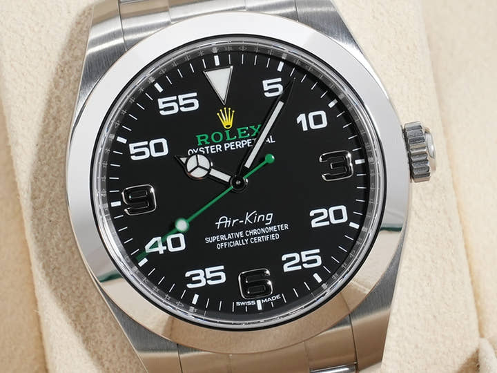 ロレックス エアキング Ref.116900 ステンレススチール ブラック文字盤