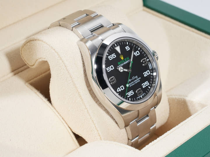 ロレックス エアキング Ref.116900 ステンレススチール ブラック文字盤