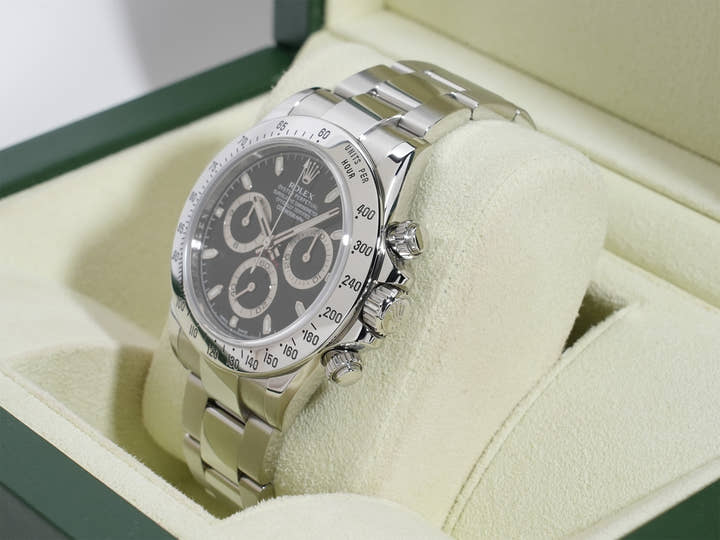 ロレックス デイトナ Ref.116520 ステンレススチール ブラック文字盤