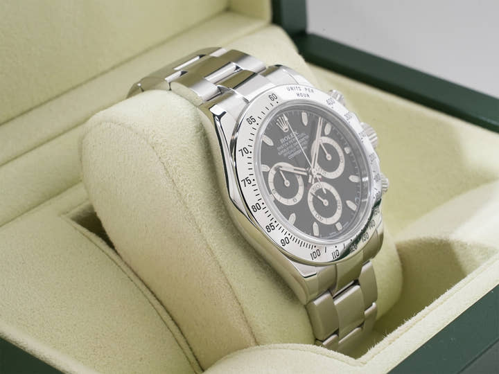 ロレックス デイトナ Ref.116520 ステンレススチール ブラック文字盤