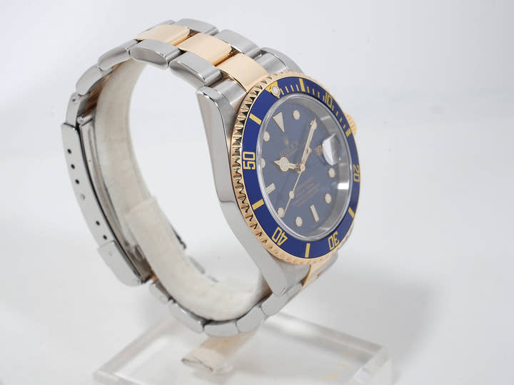 Rolex Submariner Date Ref.16613 SS/YG Blue Dial Used wedf3sfb