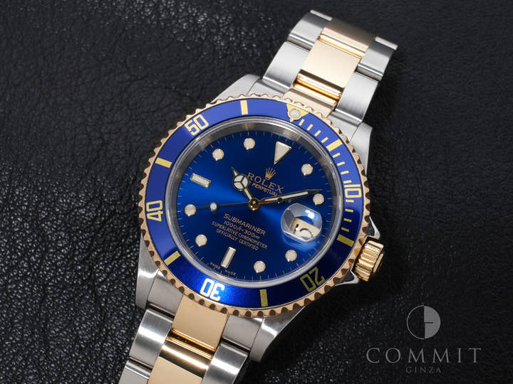 Rolex Submariner Date Ref.16613 SS/YG Blue Dial Used wedf3sfb