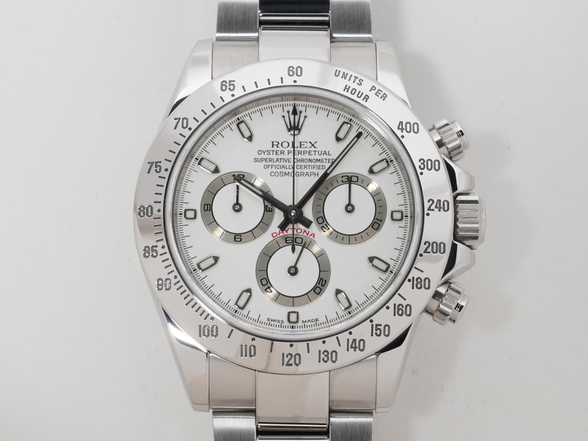 ロレックス デイトナ Ref.116520 SS ホワイト文字盤 中古 ks325pk2