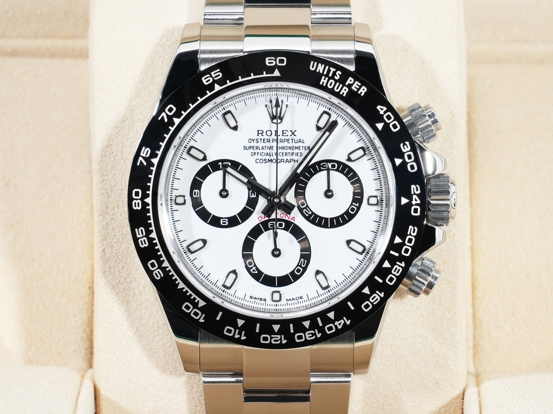 ロレックス デイトナ Ref.116500LN SS ホワイト文字盤 中古 zxsercqc