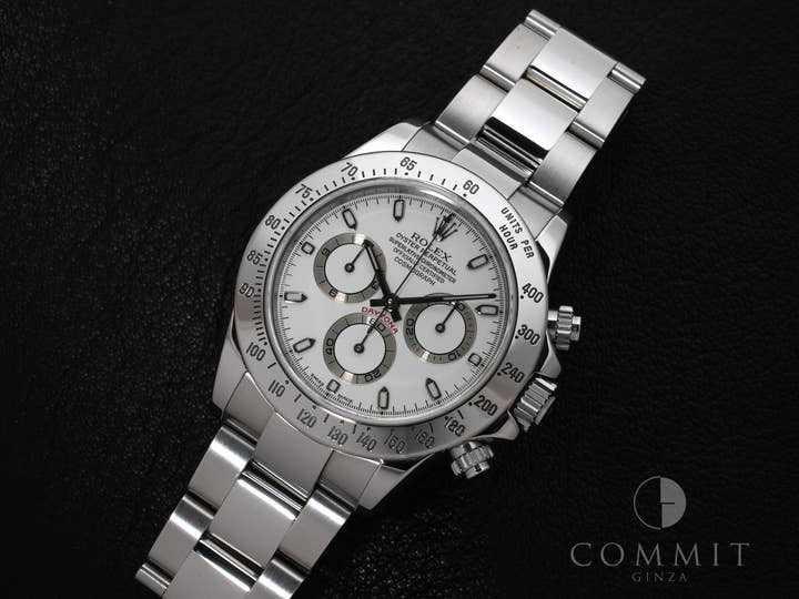 ロレックス デイトナ Ref.116520 ステンレススチール ホワイト文字盤