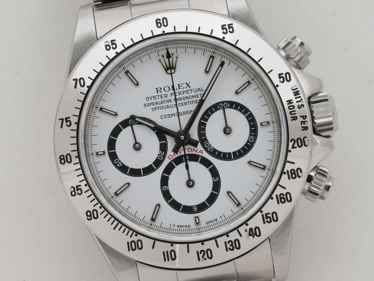 Rolex Daytona El Primero Ref.16520 SS White Dial Used 2jhtuk8p