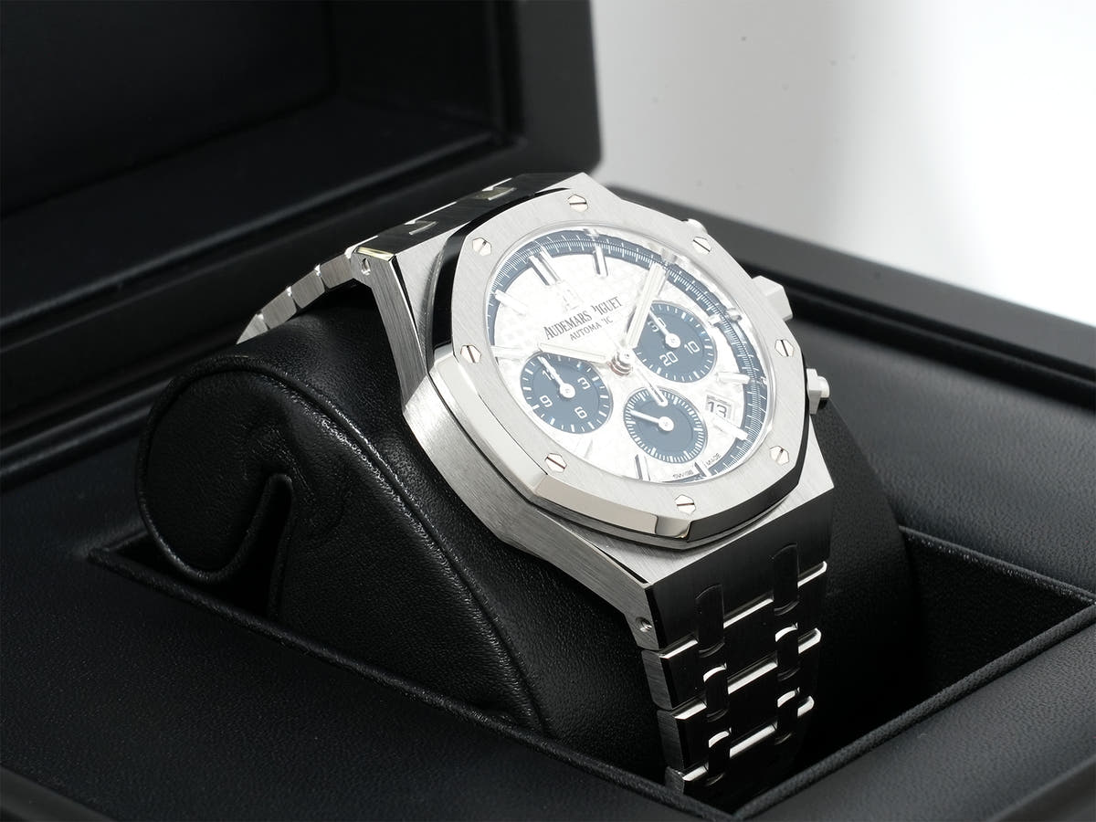 オーデマピゲ ロイヤルオーク クロノグラフ Ref.26315ST.OO.1256ST.01 SS シルバー文字盤 美品 iqrhxro4