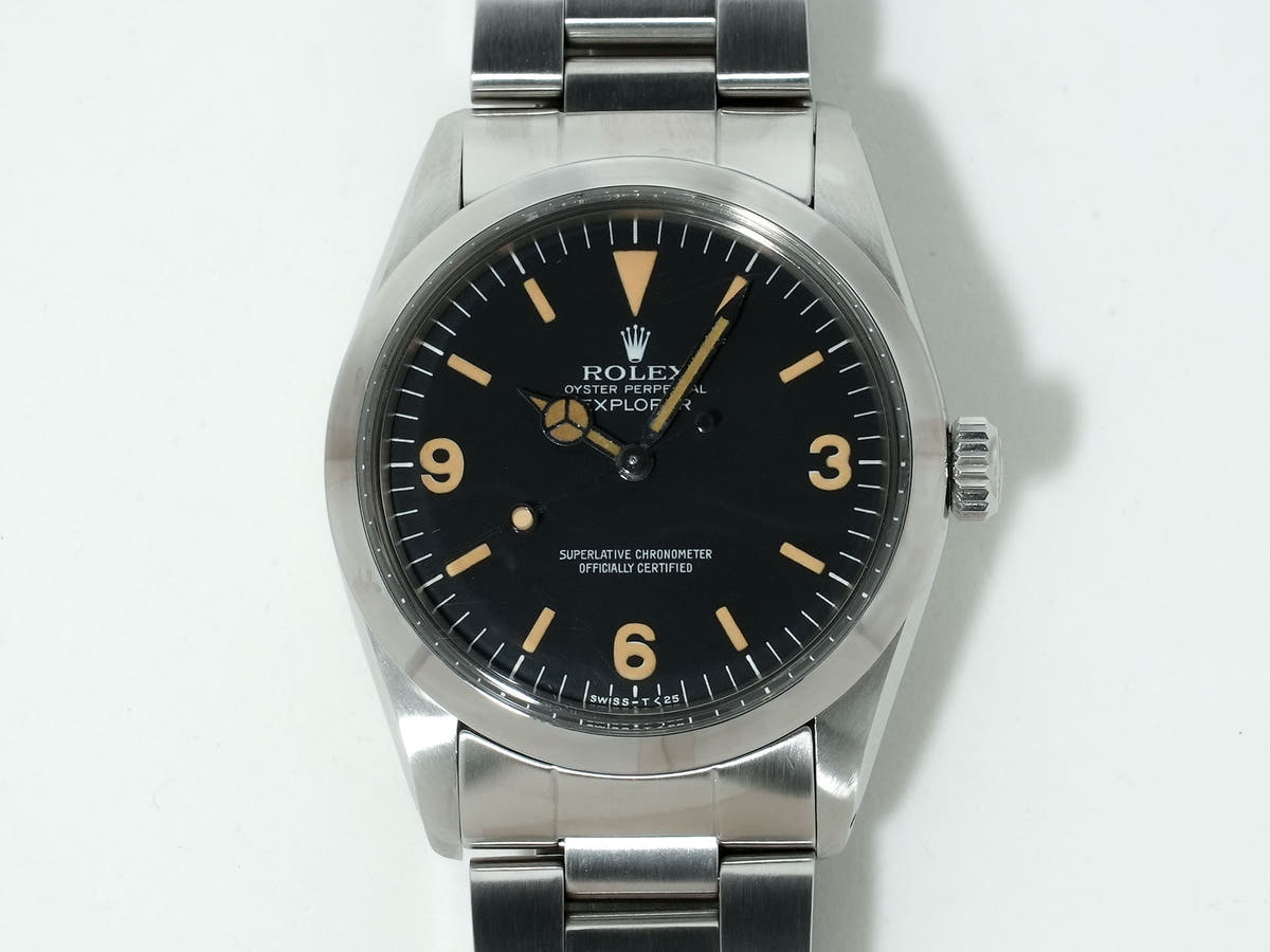 ロレックス エクスプローラーI Ref.1016 SS ブラック文字盤 中古 w6zkkxq8