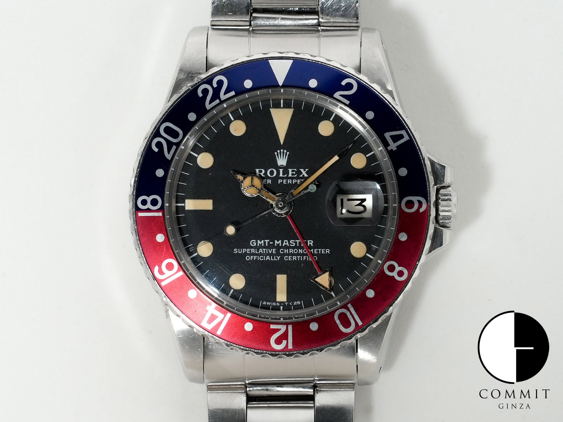 ロレックス GMTマスター Ref.1675 SS ブラック文字盤 中古 9w95fm6z