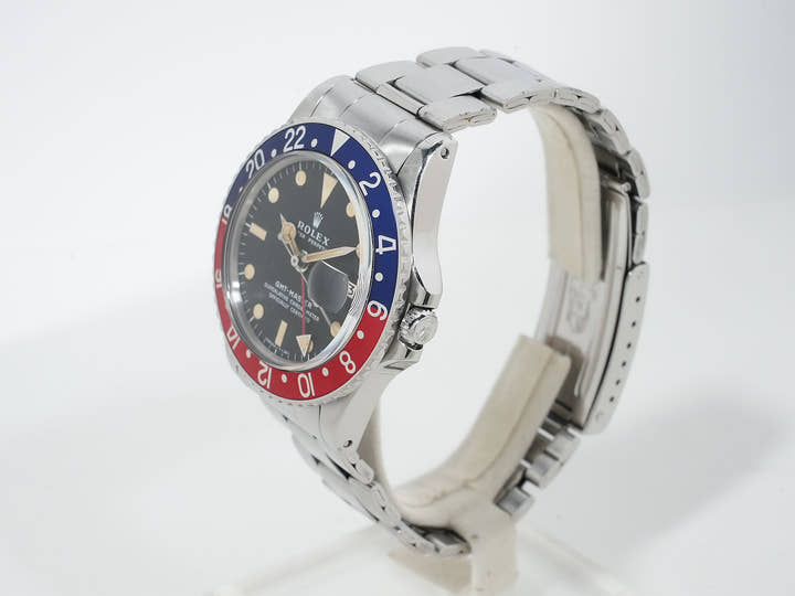 ロレックス GMTマスター Ref.1675 ステンレススチール ブラック文字盤 オイスターブレスレット