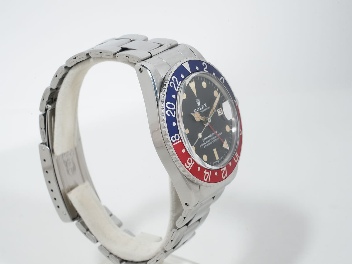 Rolex GMT Master Ref.1675 SS Black Dial Used 9w95fm6z