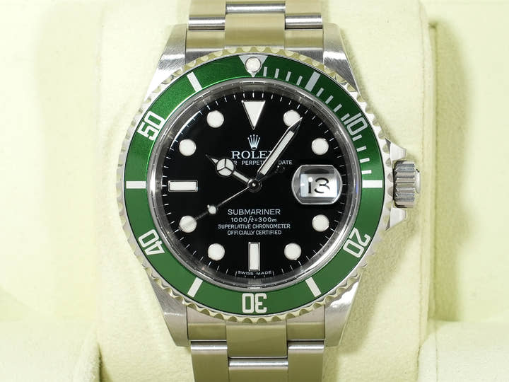 ロレックス サブマリーナー デイト Ref.16610LV ステンレススチール ブラック文字盤 中古 gjdz66v7