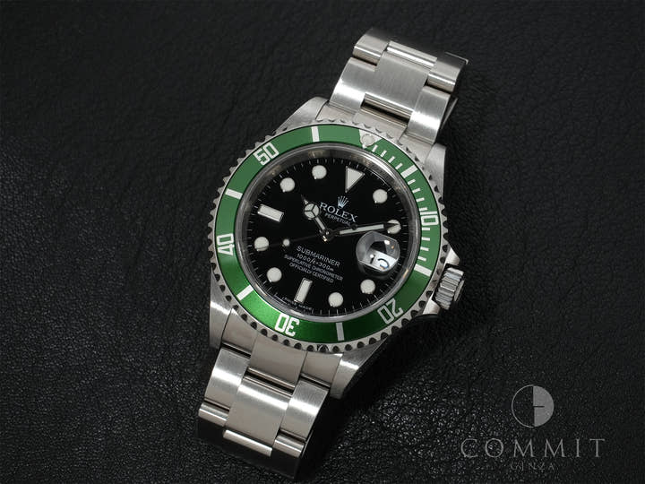ロレックス サブマリーナー デイト Ref.16610LV ステンレススチール ブラック文字盤 中古 gjdz66v7