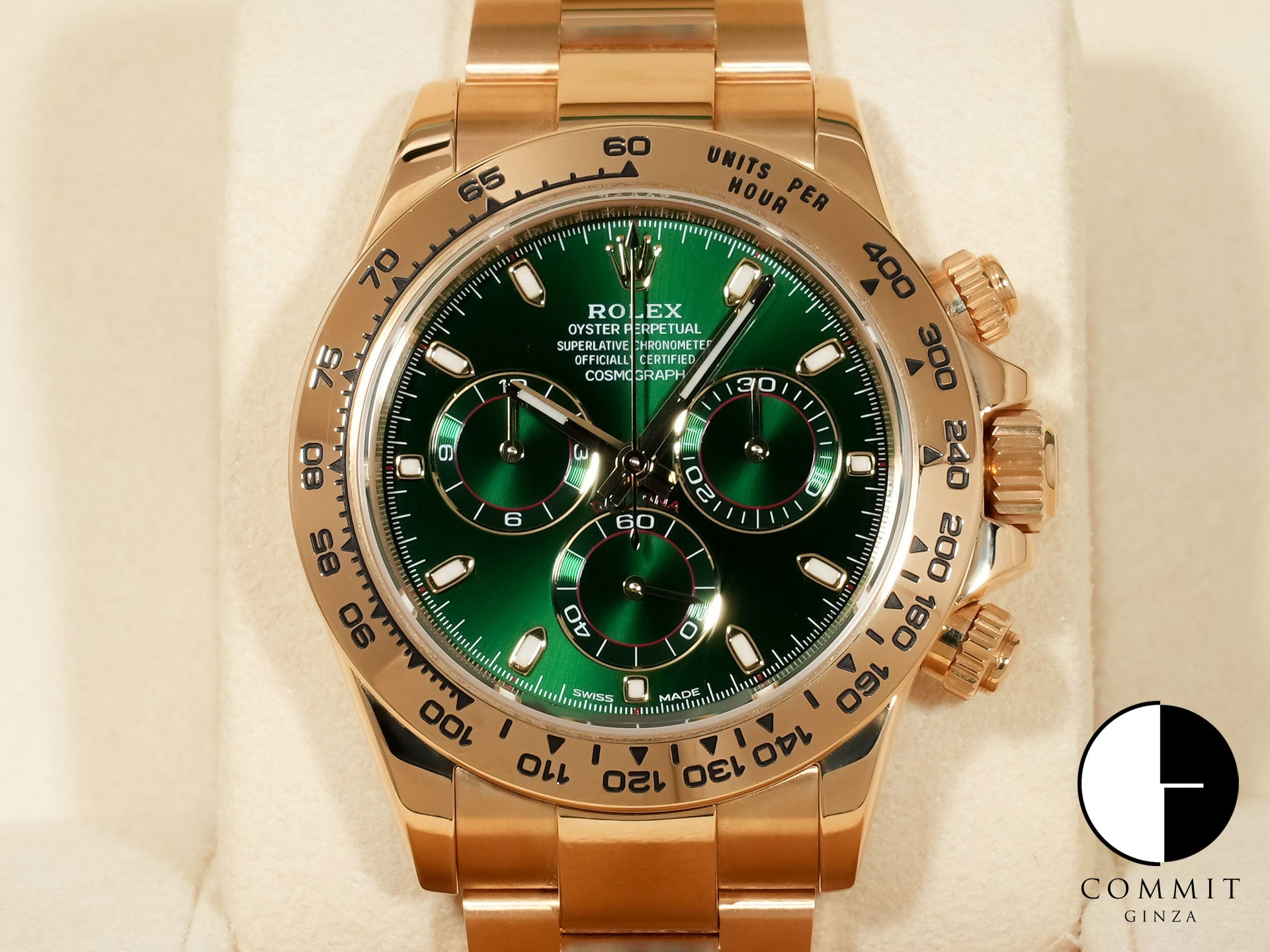 ロレックス デイトナ Ref.116508 18KYG グリーン文字盤 中古 yn3bdpbo