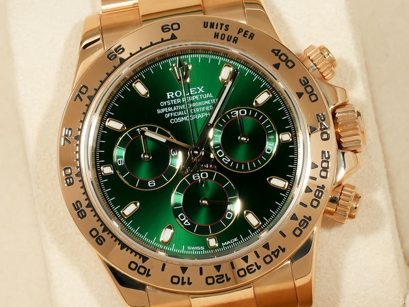 ロレックス デイトナ Ref.116508 18KYG グリーン文字盤 中古 yn3bdpbo