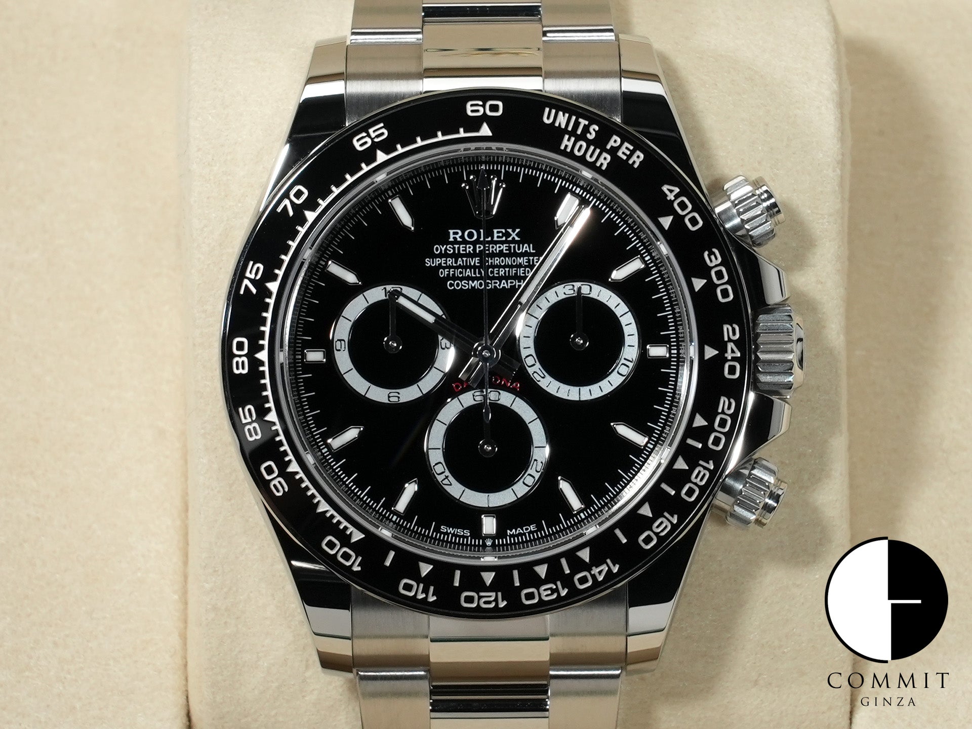 ロレックス デイトナ Ref.126500LN SS ブラック文字盤 未使用 qrnso7yw