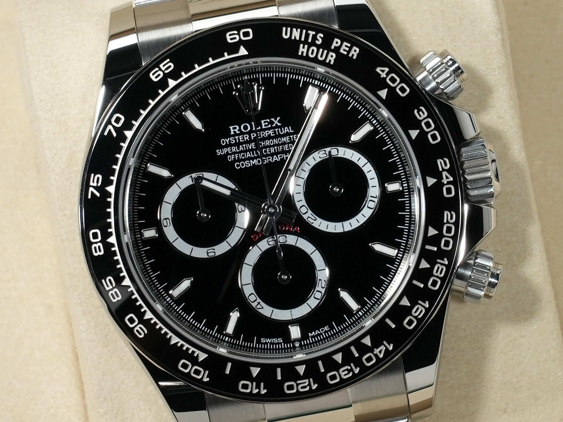 ロレックス デイトナ Ref.126500LN ステンレススチール ブラック文字盤