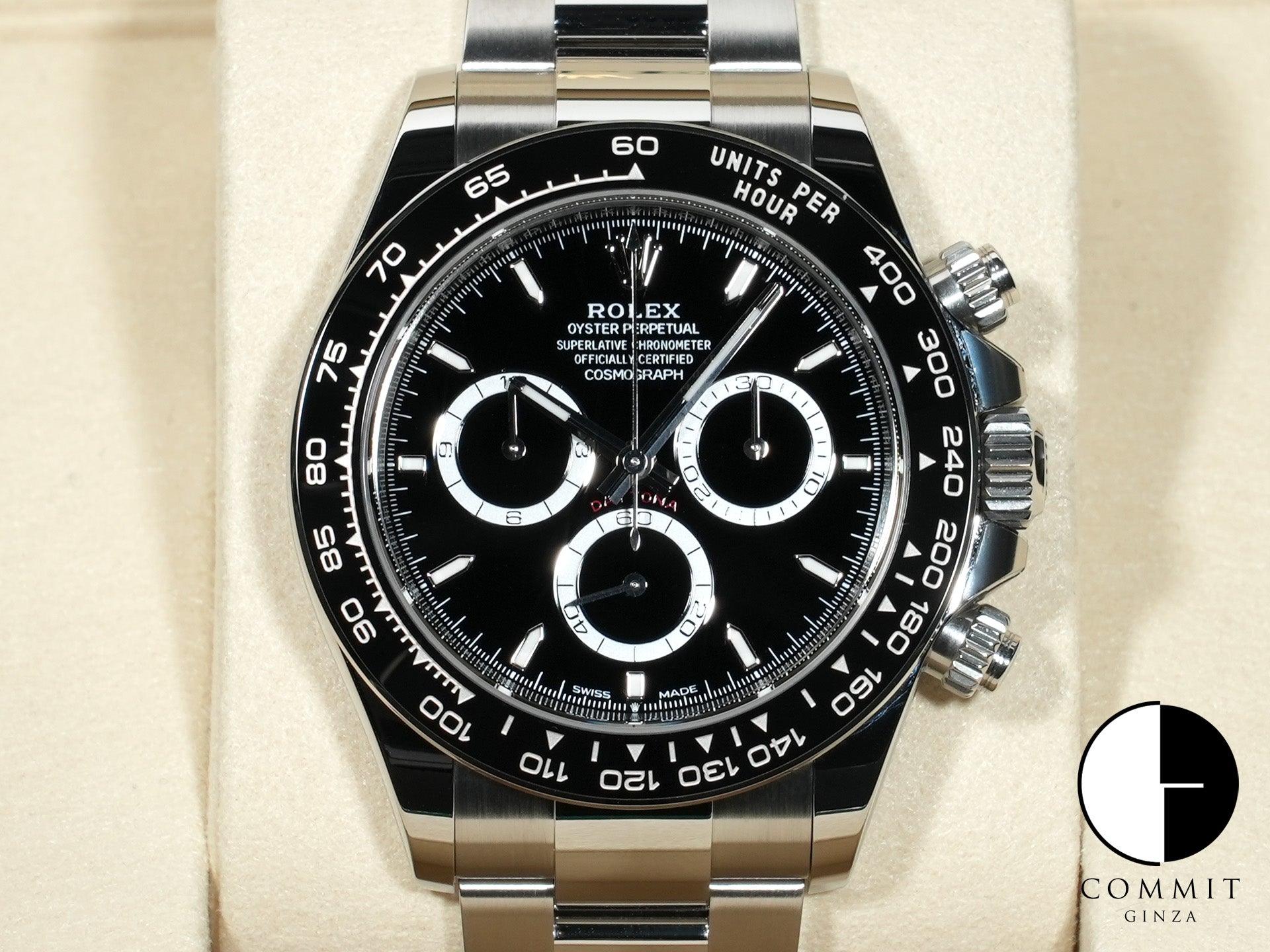 ロレックス デイトナ Ref.126500LN SS ブラック文字盤 未使用 m3fim2uh