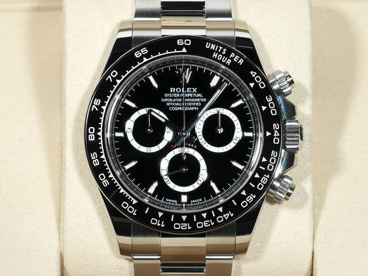 ロレックス デイトナ Ref.126500LN ステンレススチール ブラック文字盤