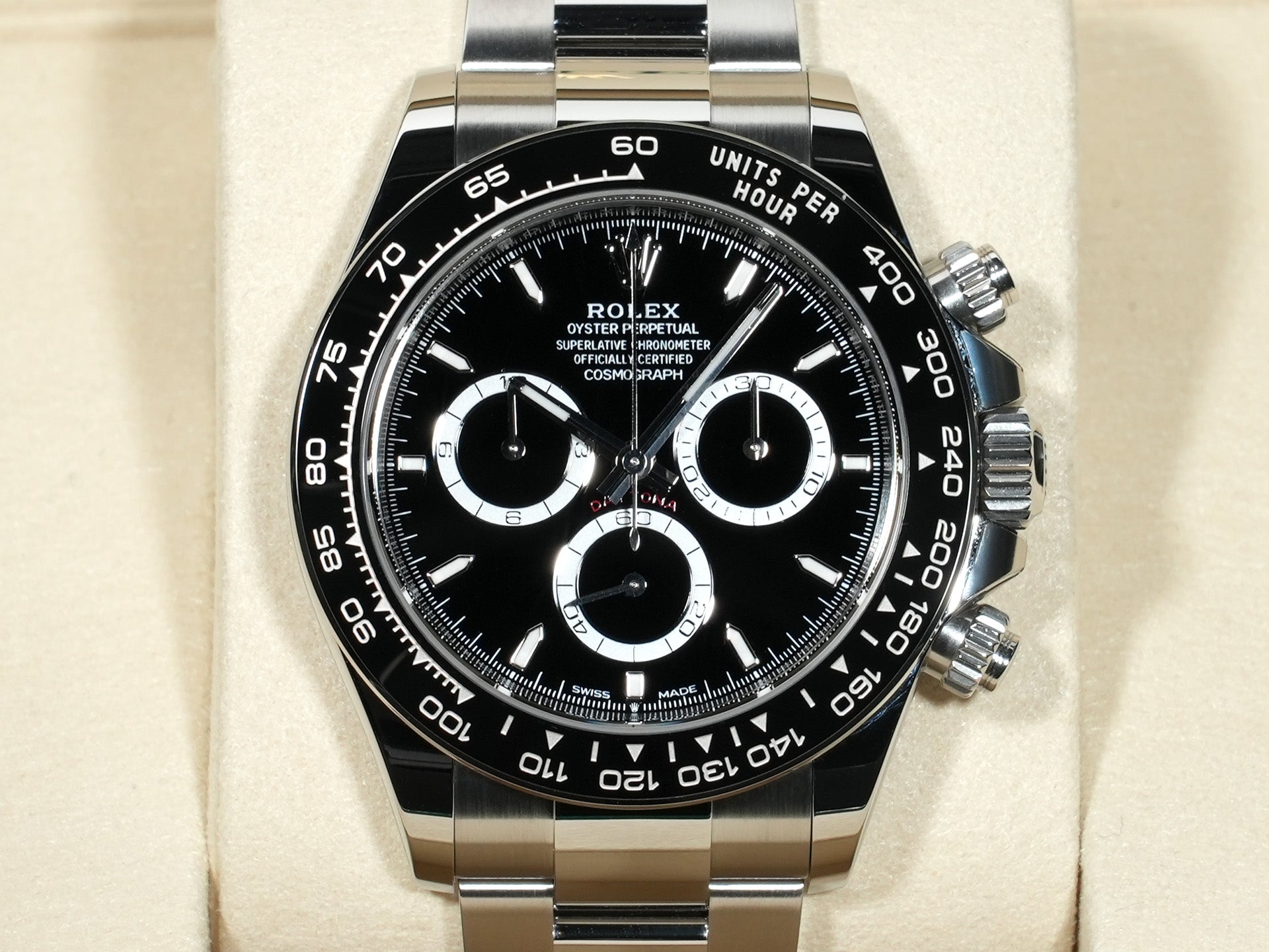 ロレックス デイトナ Ref.126500LN SS ブラック文字盤 未使用 m3fim2uh