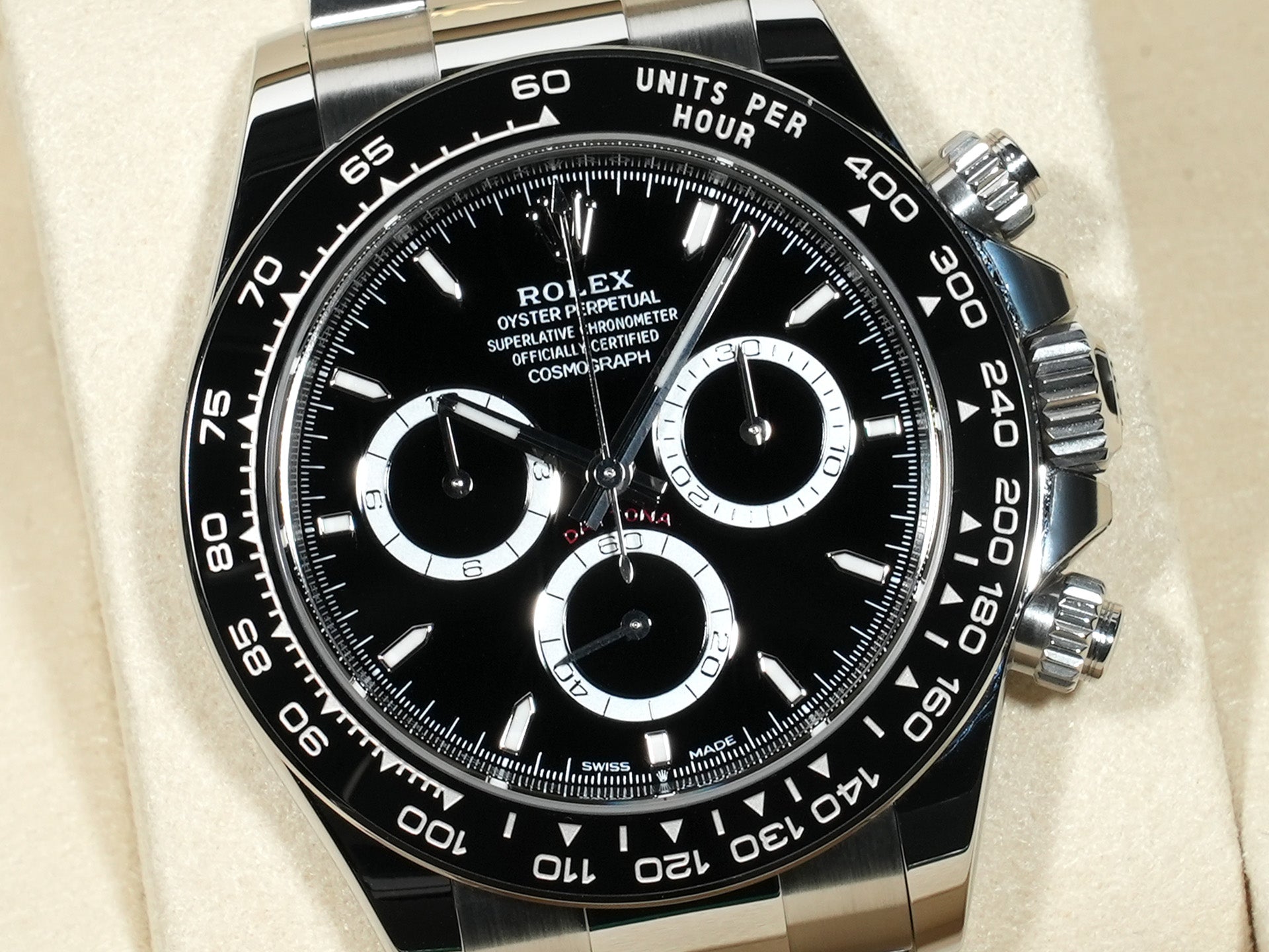 ロレックス デイトナ Ref.126500LN ステンレススチール ブラック文字盤