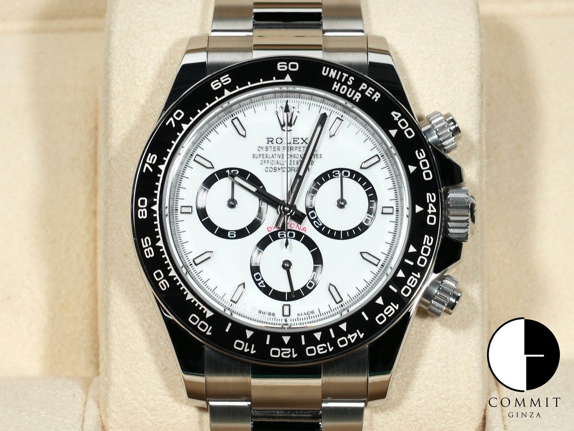 ロレックス デイトナ Ref.126500LN SS ホワイト文字盤 未使用 fmrqobhu