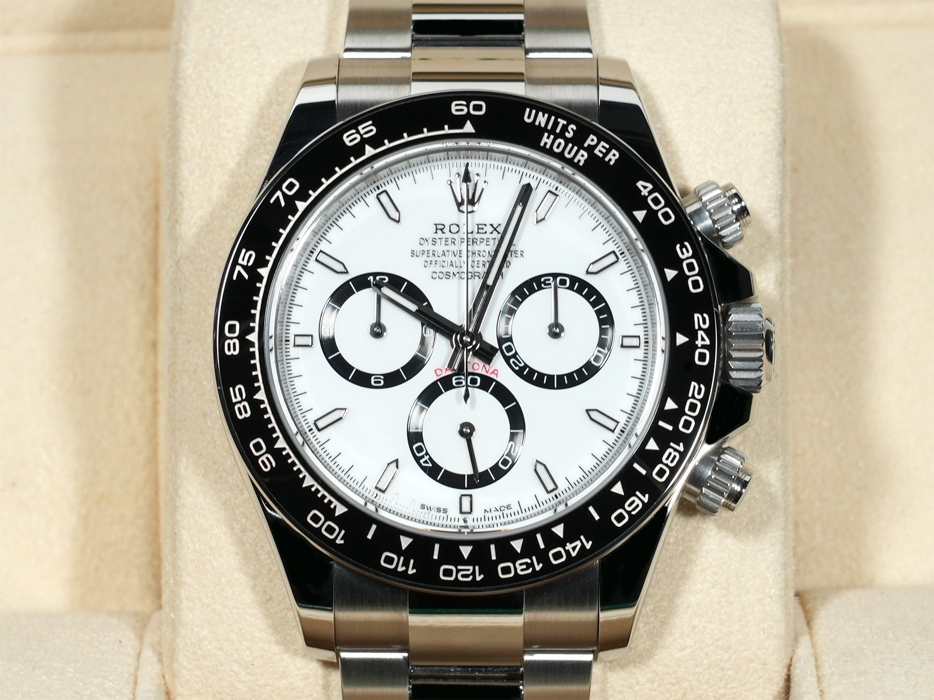ロレックス デイトナ Ref.126500LN SS ホワイト文字盤 未使用 fmrqobhu