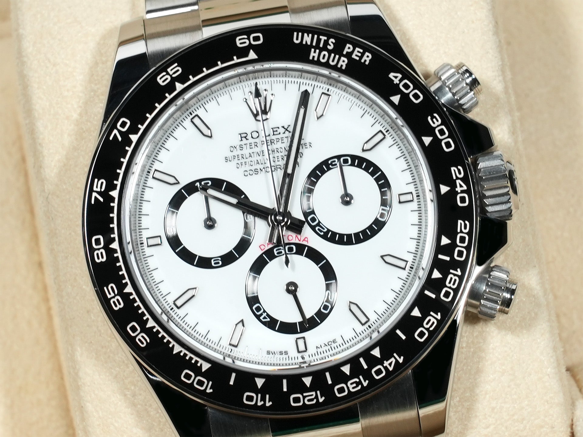 ロレックス デイトナ Ref.126500LN ステンレススチール ホワイト文字盤