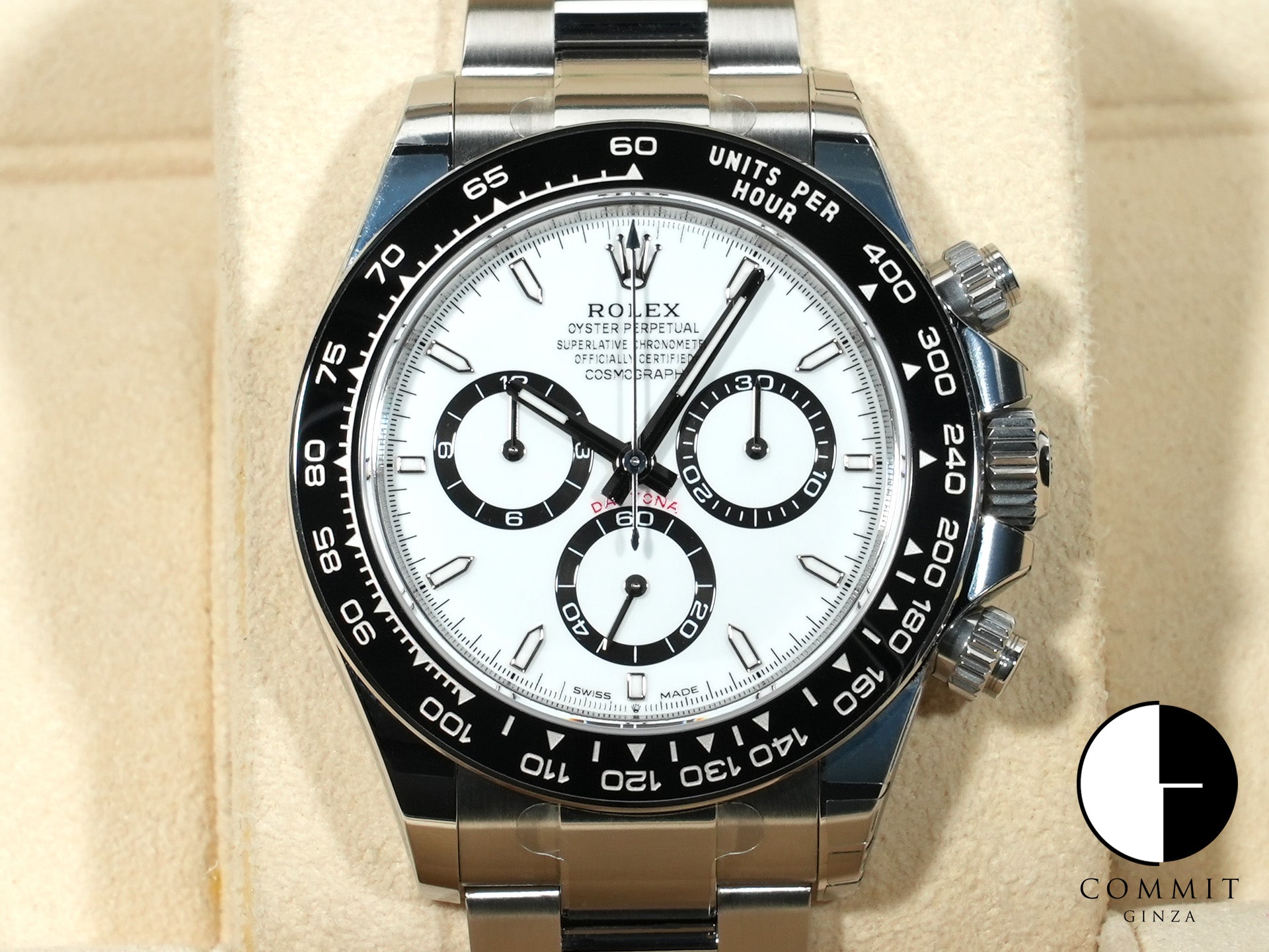 ロレックス デイトナ Ref.126500LN SS ホワイト文字盤 未使用 9pbhyocv