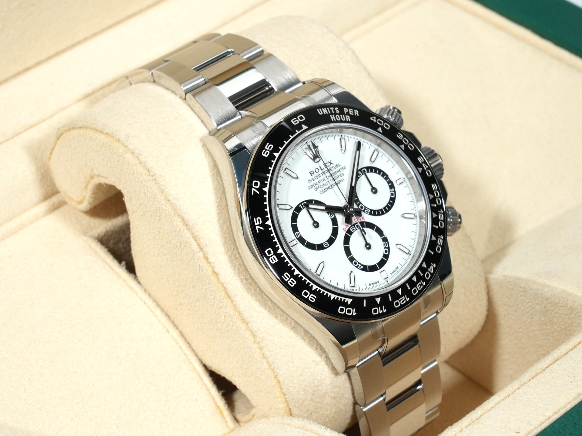 ロレックス デイトナ Ref.126500LN SS ホワイト文字盤 未使用 9pbhyocv
