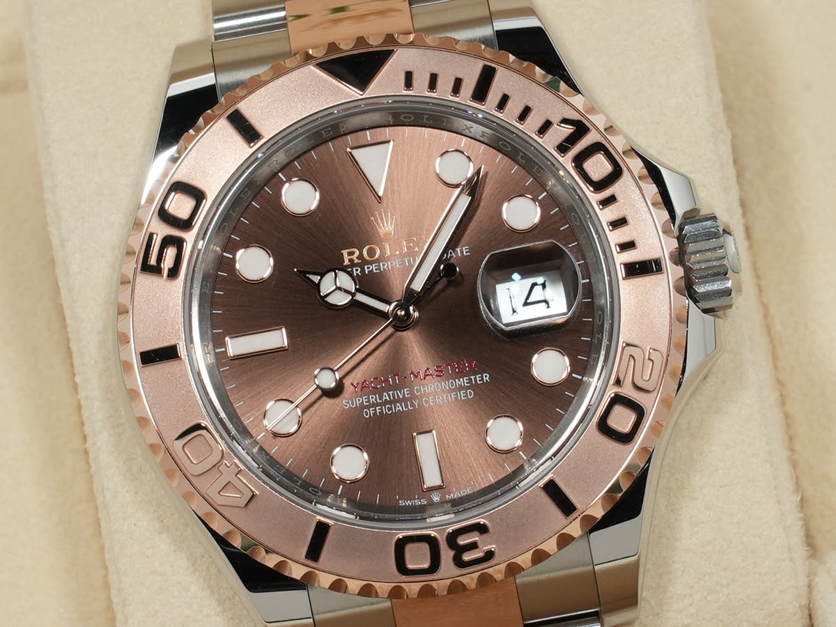 ロレックス ヨットマスター40 Ref.126621 SS/ERG チョコレート文字盤 美中古 kct9cinb