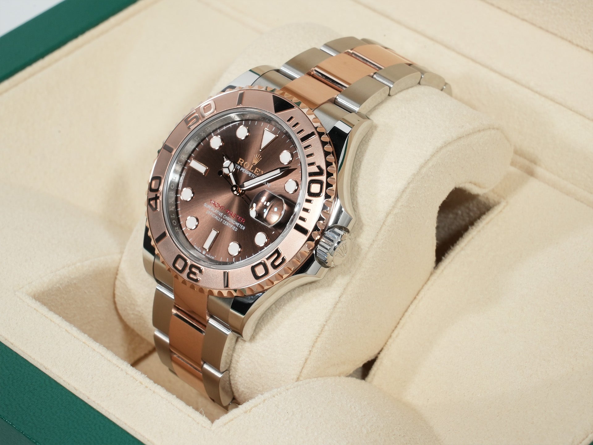 ロレックス ヨットマスター40 Ref.126621 SS/ERG チョコレート文字盤 美中古 kct9cinb