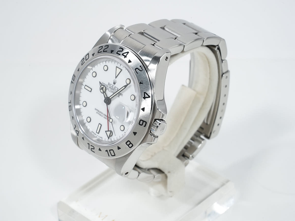 Rolex Explorer II Ref.16570 SS White Dial Used rzhq6gju