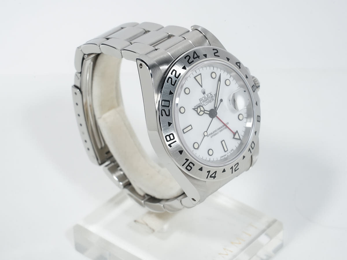 Rolex Explorer II Ref.16570 SS White Dial Used rzhq6gju