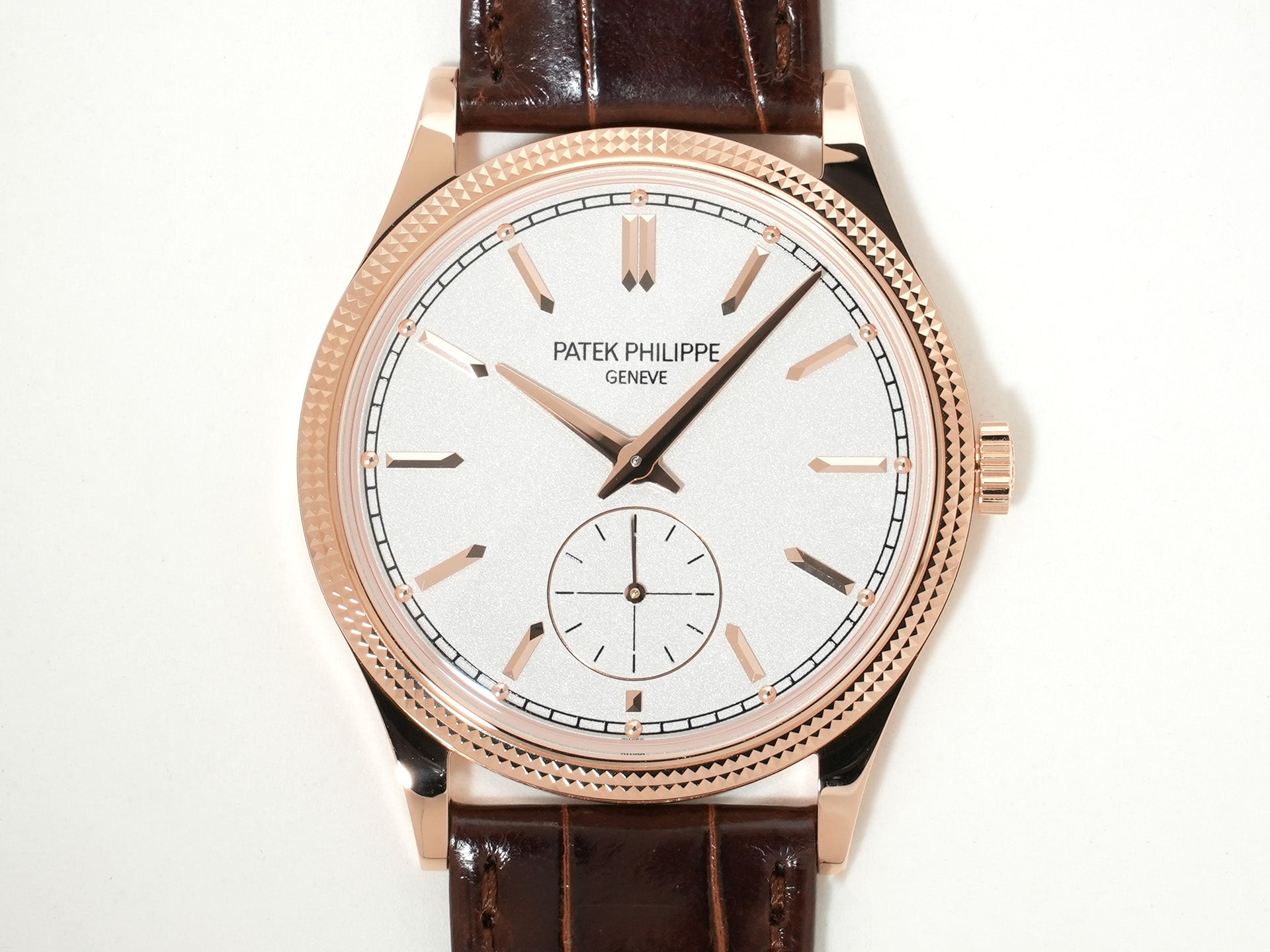 パテックフィリップ カラトラバ Ref.6119R-001 18KRG シルバー文字盤 未使用 s3ydzwd4