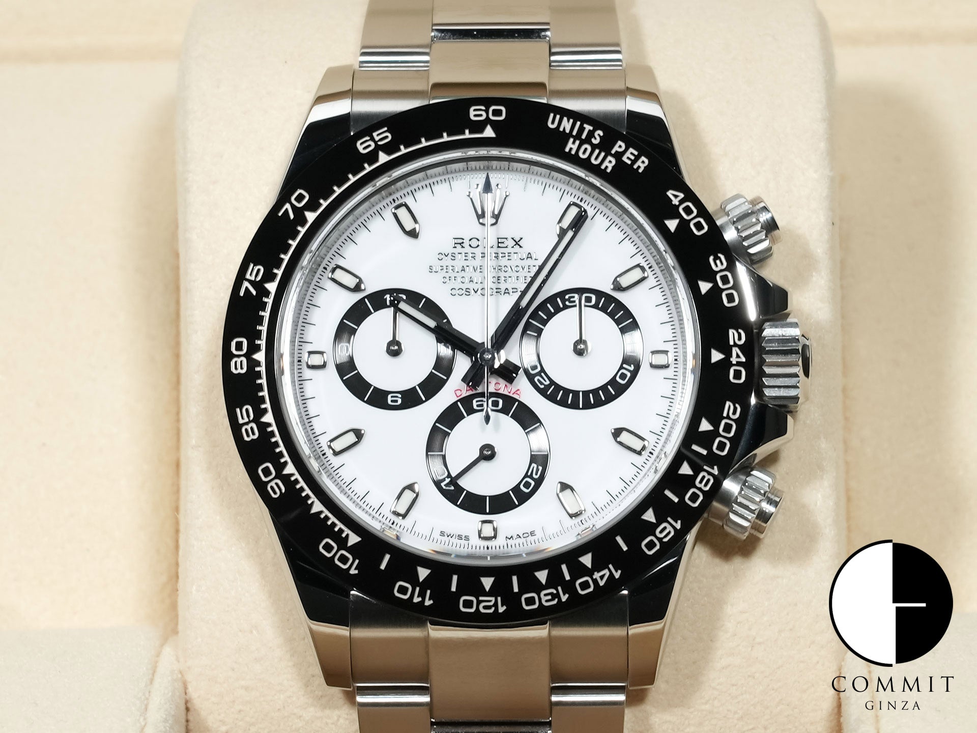 ロレックス デイトナ Ref.116500LN SS ホワイト文字盤 美中古 m23vi5n6