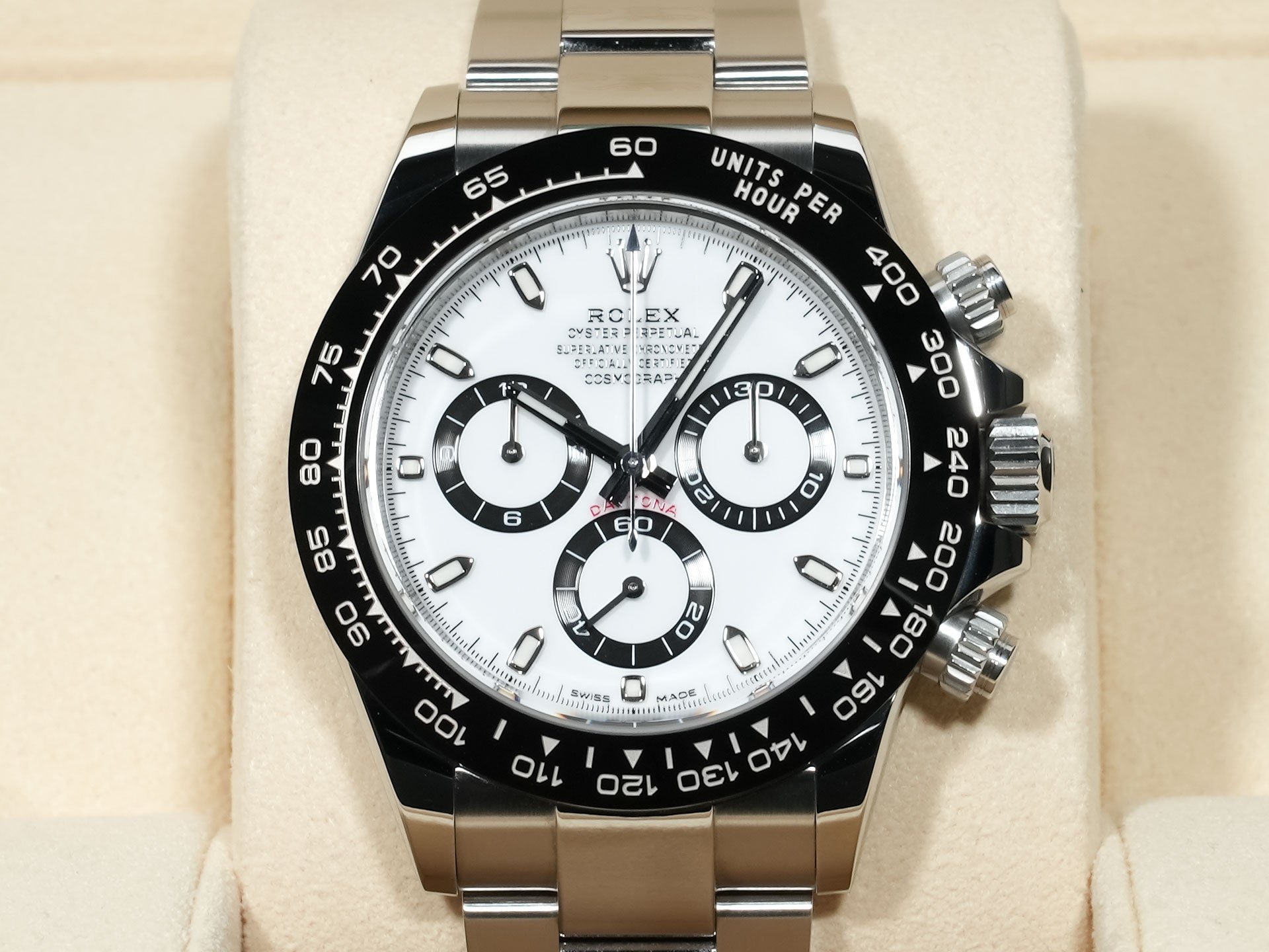 ロレックス デイトナ Ref.116500LN SS ホワイト文字盤 美中古 m23vi5n6