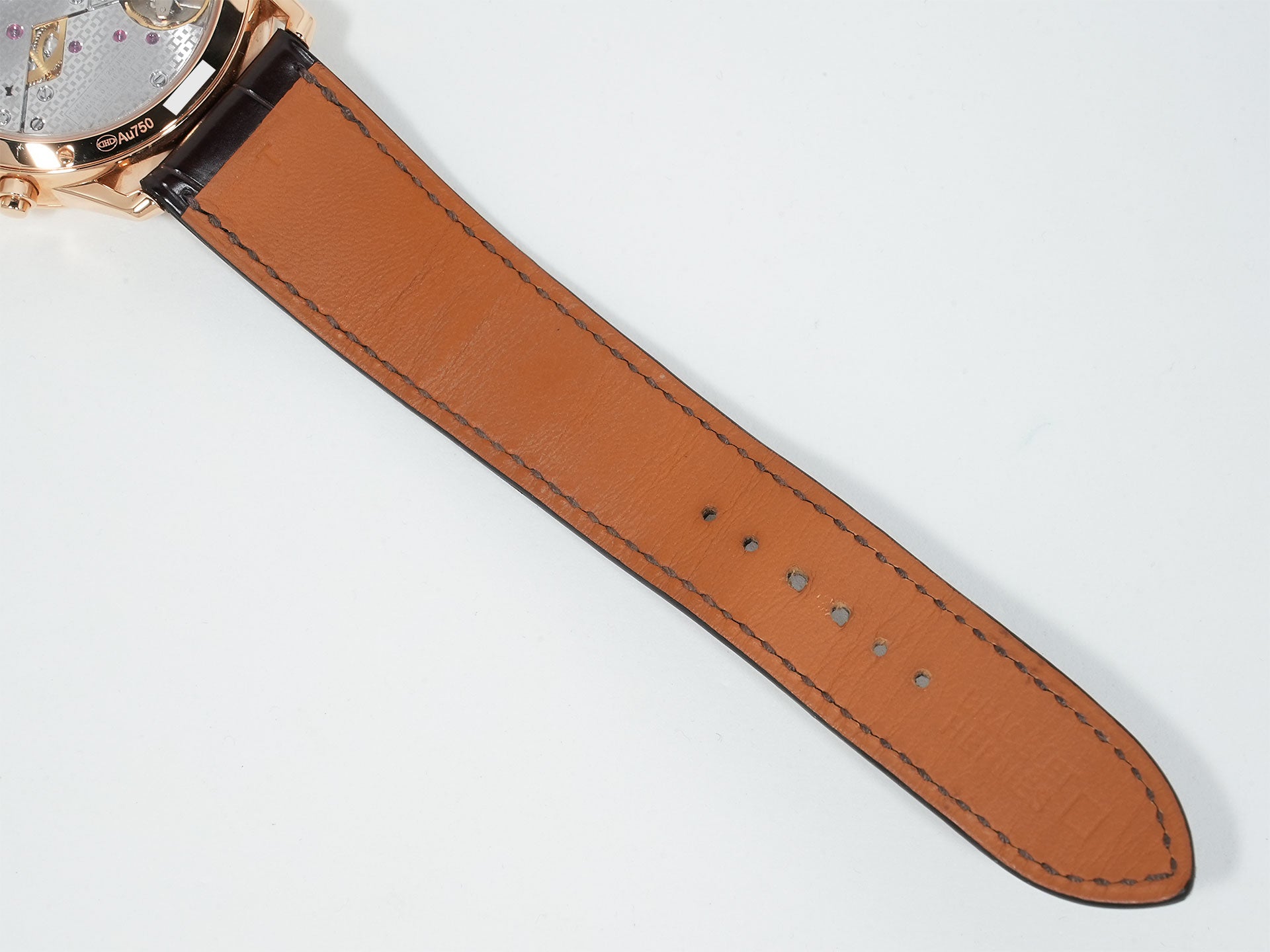 エルメス スリム ドゥ エルメス パーペチュアルカレンダー Ref.CA3.870 18KPG シルバー文字盤 中古 75e8jpry