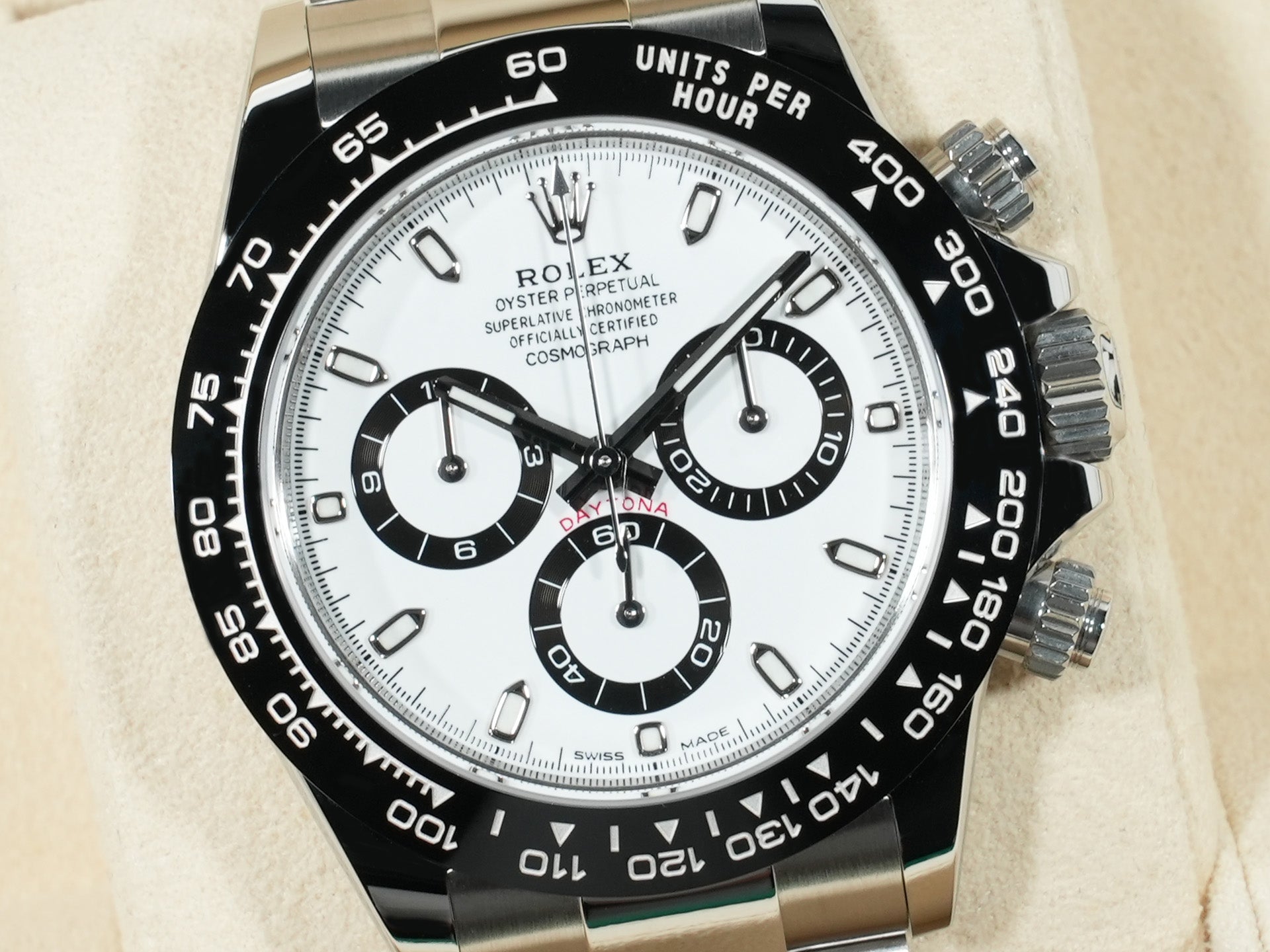 ロレックス デイトナ Ref.116500LN SS ホワイト文字盤 未使用 qfn7g9a2